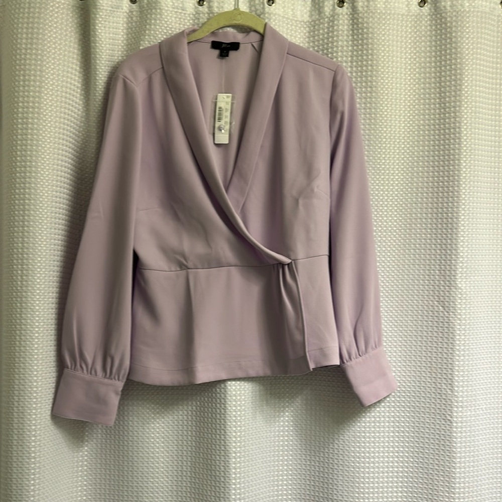 NWT J.Crew light lavender top
